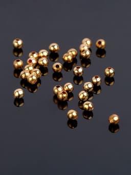 Кримп - зажимная бусина СМ-369, набор 30 шт. 2.4 мм, цвет золото