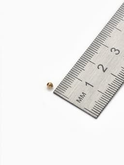 Кримп - зажимная бусина СМ-369, набор 30 шт. 2.4 мм, цвет золото