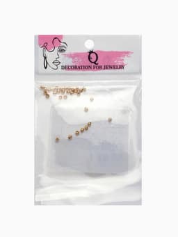 Кримп - зажимная бусина СМ-369, набор 30 шт. 2.4 мм, цвет золото