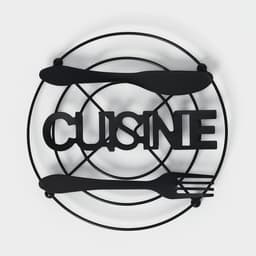 Подставка под горячее Доляна Cusine, 18×17.9×1.2 см, чёрная
