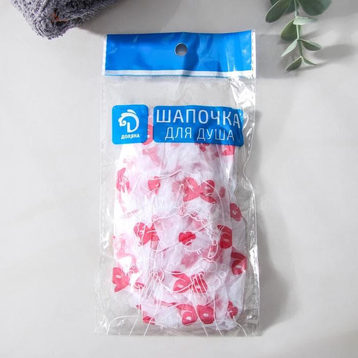 Шапочка для душа Доляна, МИКС