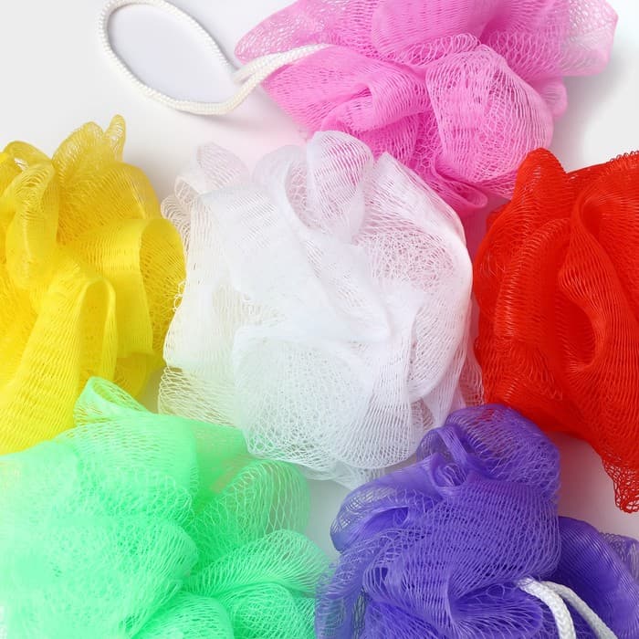 Мочалка для тела Доляна «Шар», 15 г, МИКС