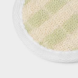 Мочалка для тела натуральная Доляна, с резинкой, 11.5×8 см, МИКС