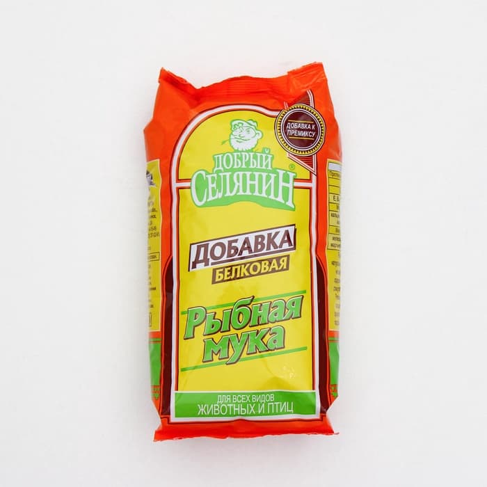 Рыбная мука «Добрый селянин» для животных и птиц, 300 г