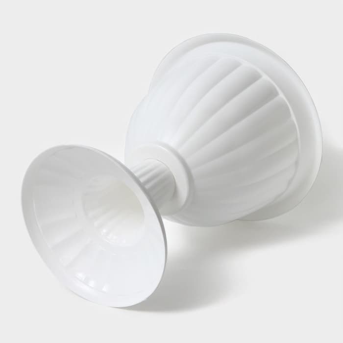 Вазон для цветов «Жасмин», 18 л, d=42 см, h=30 см, белый