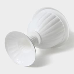 Вазон для цветов «Жасмин», 18 л, d=42 см, h=30 см, белый