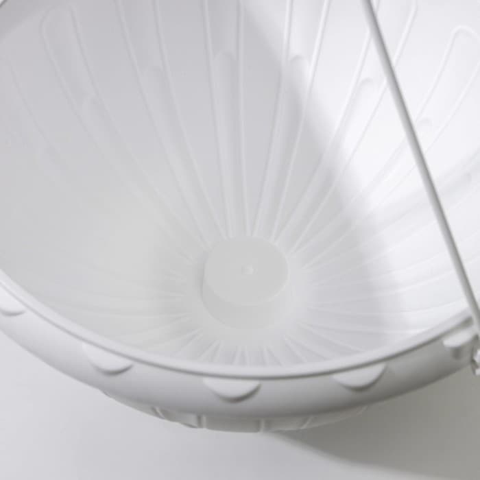 Кашпо уличное подвесное для цветов «Джулия», 8 л, белое