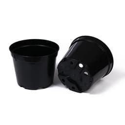 Горшок для рассады, 7.5 л, d=26 см, h=20 см, чёрный, Greengo