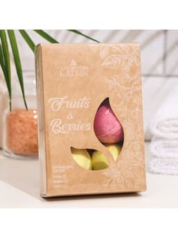 Бомбочки для ванны Fruits & Berries, 6 шт. по 40 г