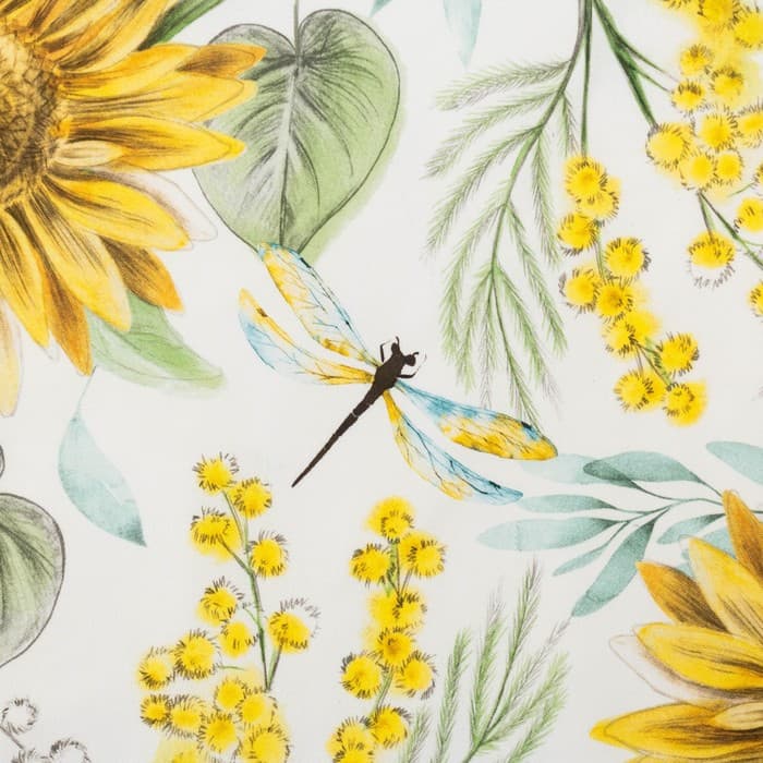 Скатерть «Этель. Солнечные цветы», 220×147 см, 100% хлопок, саржа 190 г/м²