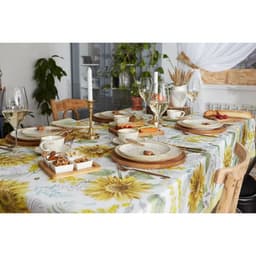 Скатерть «Этель. Солнечные цветы», 180×147 см, 100% хлопок, саржа 190 г/м²