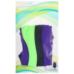 Купальник слитный ONLYTOP, р. 36, цвет фиолетовый/зелёный/серый