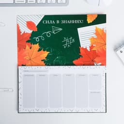 Планер с отрывными листами, 50 л., мини «Классный учитель»