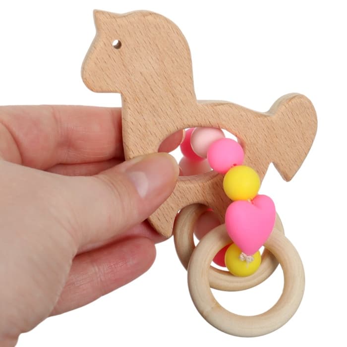 Подарочный набор M&B «Принцесса» держатель для соски-пустышки, прорезыватель