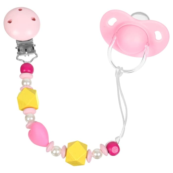 Подарочный набор M&B «Принцесса» держатель для соски-пустышки, прорезыватель