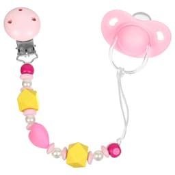 Подарочный набор M&B «Принцесса» держатель для соски-пустышки, прорезыватель