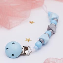 Подарочный набор M&B «Малыш» держатель для соски-пустышки, грызунок-прорезыватель