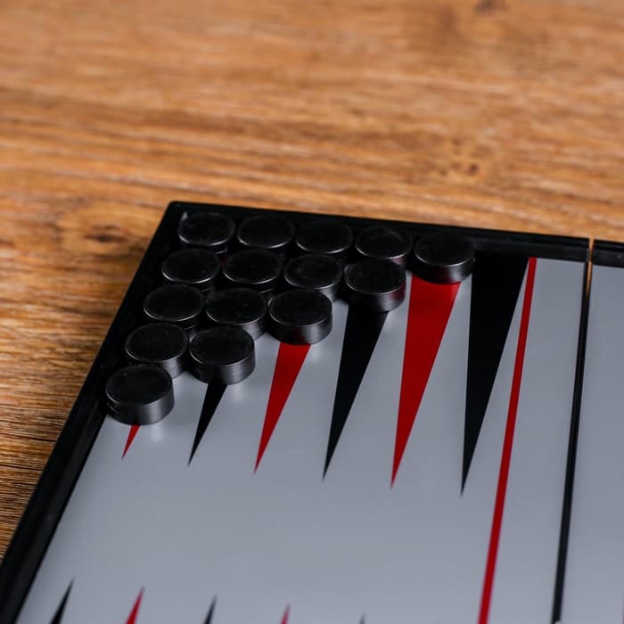 Нарды магнитные, поле 20×20 см, в коробке