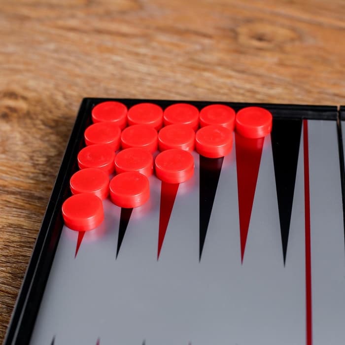 Нарды магнитные, поле 20×20 см, в коробке