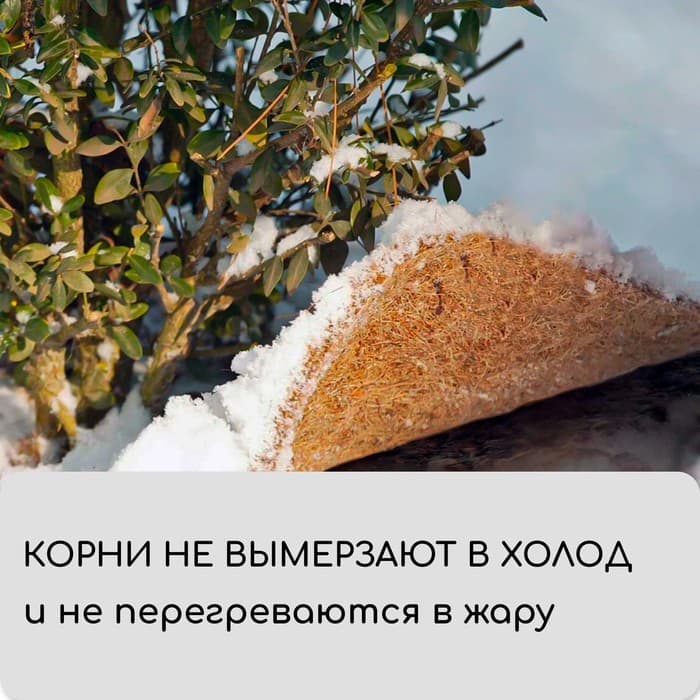Круг приствольный, d=0.9 м, из кокосового полотна, набор 5 шт., «Мульчаграм»