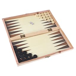 Нарды «Лабарт», деревянная доска 34×34 см, с полем для игры в шашки