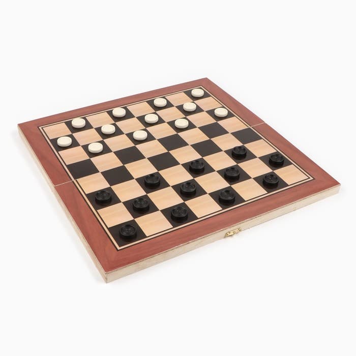 Нарды «Лабарт», деревянная доска 39×39 см, с полем для игры в шашки