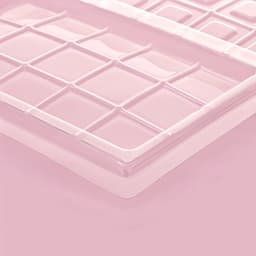 Форма для шоколада «Дольки», пластик, 26.5×21×1 см, 2 ячейки 17.5×10.5, прозрачная