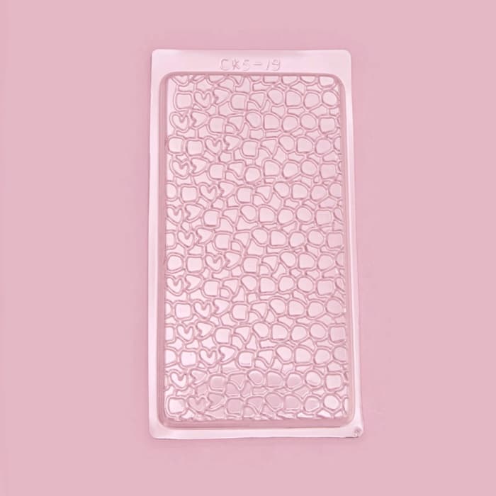 Форма для шоколада «Шоколад пористый», пластик, 21.5×11.5×1 см, прозрачная