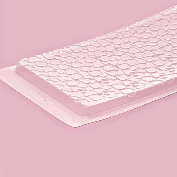 Форма для шоколада «Шоколад пористый», пластик, 21.5×11.5×1 см, прозрачная