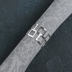 Кольцо для салфетки «Гео», 4.5×3 см, железо, серебристое