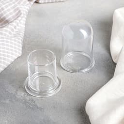 Подставка под зубочистки Доляна, d=5 см, круглая, пластик, прозрачная