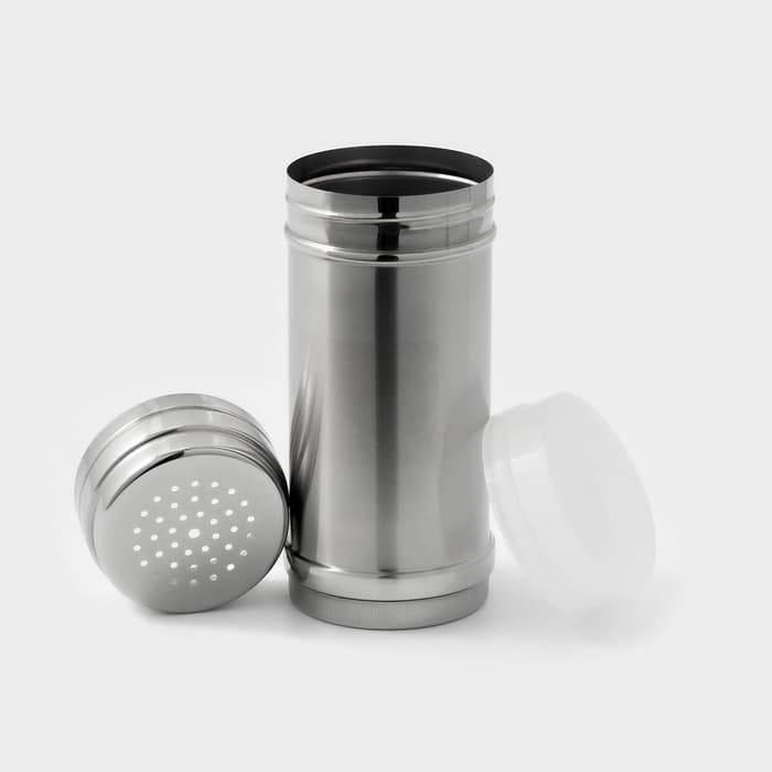 Ёмкость для специй, 400 мл, нержавеющая сталь, серебристая