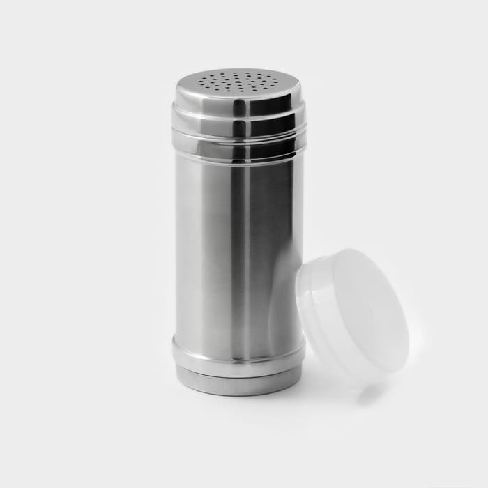 Ёмкость для специй, 400 мл, нержавеющая сталь, серебристая