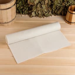 Коврик - лежак для бани и сауны, 160×50 см, войлок, светлый