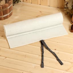 Коврик - лежак для бани и сауны, 160×50 см, войлок, светлый