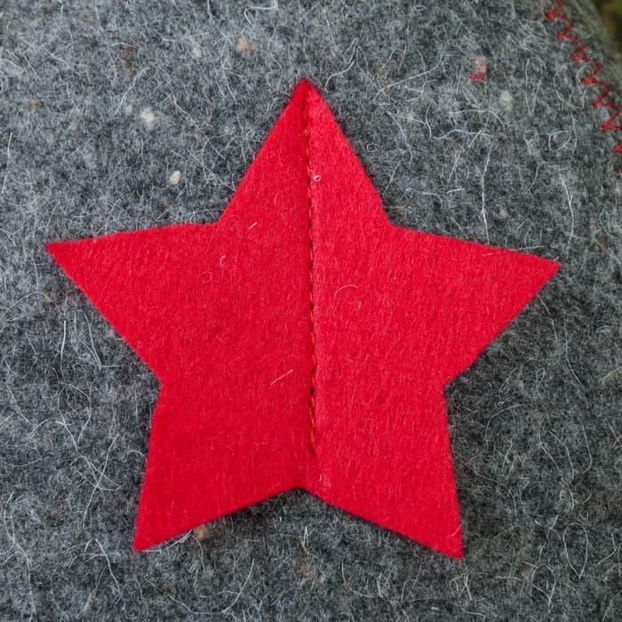 Шапка для бани и сауны «Будёновка», полиэфир, шерсть, серая