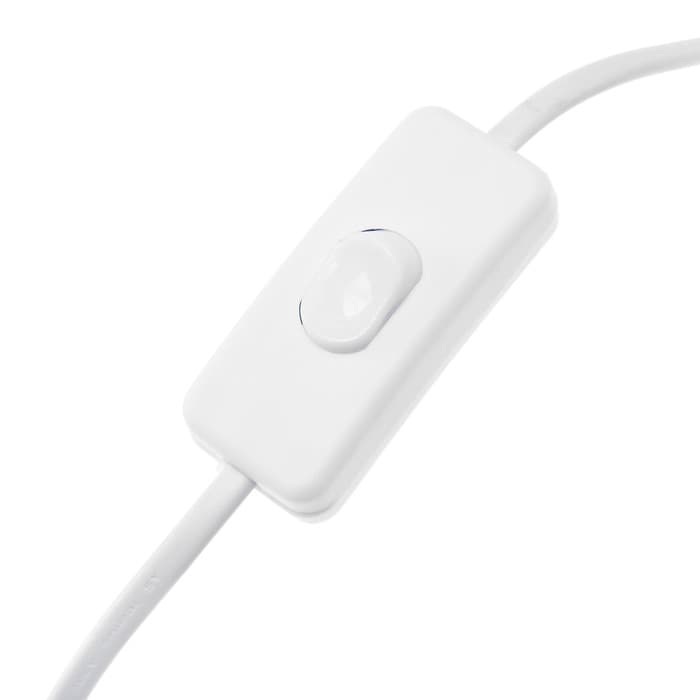 Сетевой шнур Ecola LED linear, для светильника T5 с вилкой и общим выключателем, 1 м