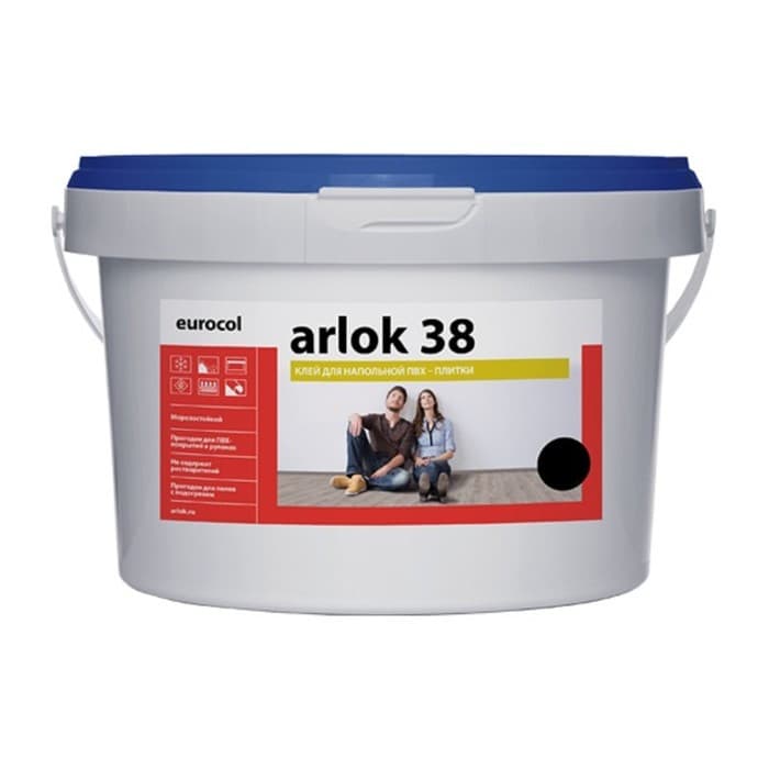 Клей дисперсионный для напольной ПВХ - плитки Arlok 38, 13 кг