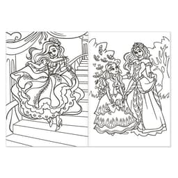 Раскраска для девочек «Сказочные принцессы», 16 стр., формат А4
