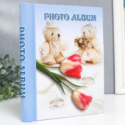 Фотоальбом магнитный на 20 листов «Цветы», МИКС