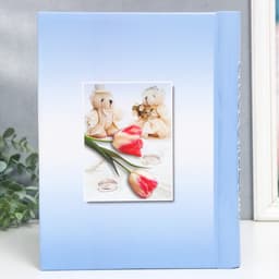 Фотоальбом магнитный на 20 листов «Цветы», МИКС