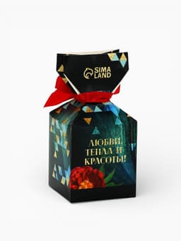 Шоколадные конфеты в упаковке-конфете "8", черный