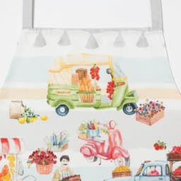 Фартук кухонный «Этель» Food market, 70×60 см, 100% хлопок, саржа 190 г/м²