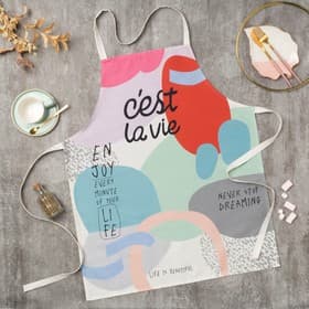 Фартук кухонный «Этель. Се ля ви», 70×60 см, 100% хлопок, саржа 190 г/м²