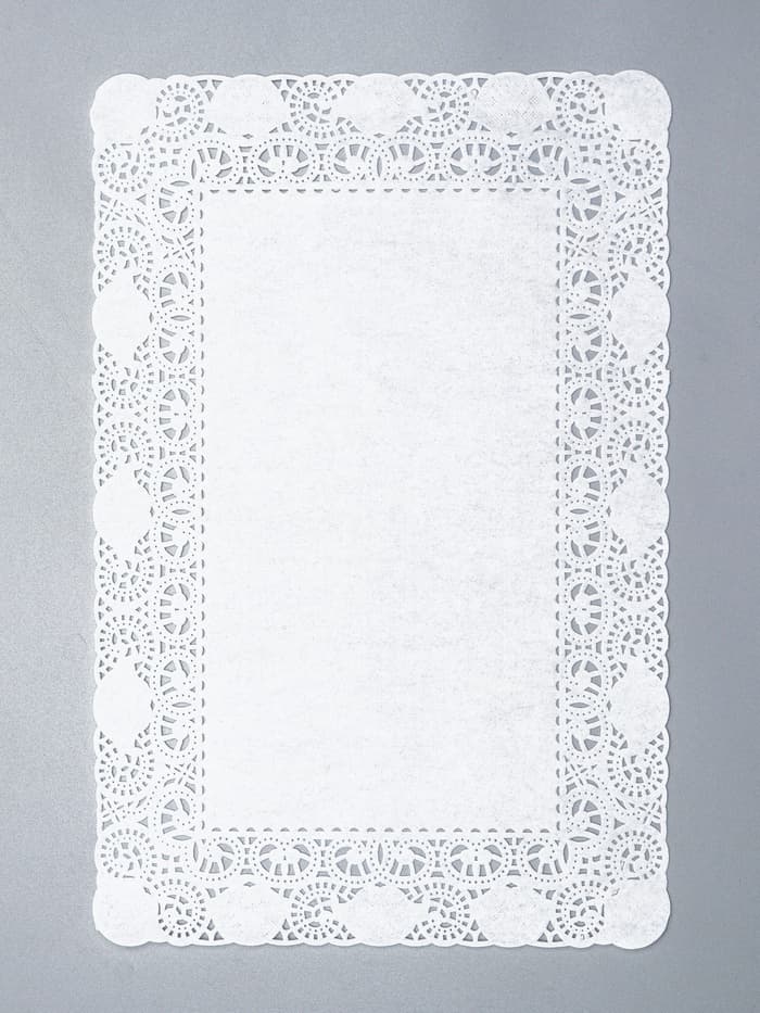 Салфетка для торта, прямоугольная, ажурная, 20×30 см