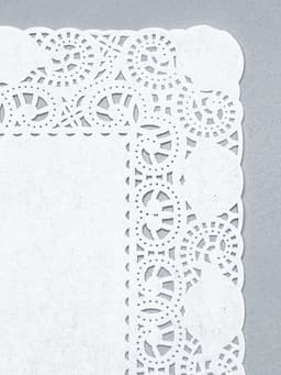 Салфетка для торта, прямоугольная, ажурная, 20×30 см