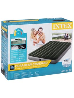 Матрас надувной DURA-BEAM FULL, 191×137×25 см, двуспальный, 64108 INTEX