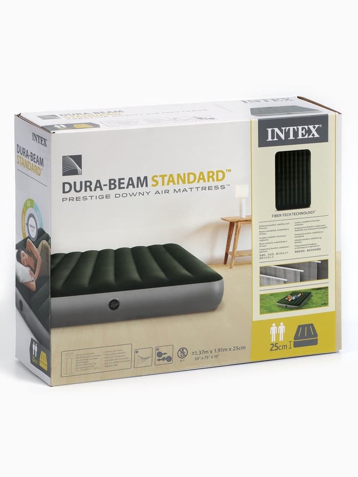 Матрас надувной DURA-BEAM FULL, 137×191×25 см, 64108 INTEX