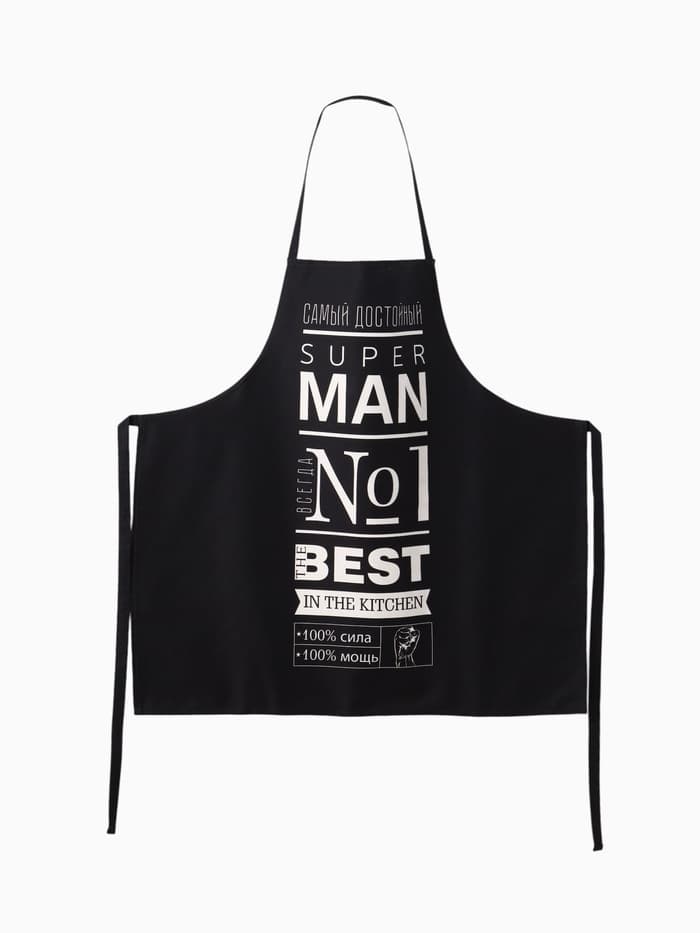 Фартук кухонный «Этель» Super Man, 73×71 см, 100% хлопок, саржа 190 г/м²