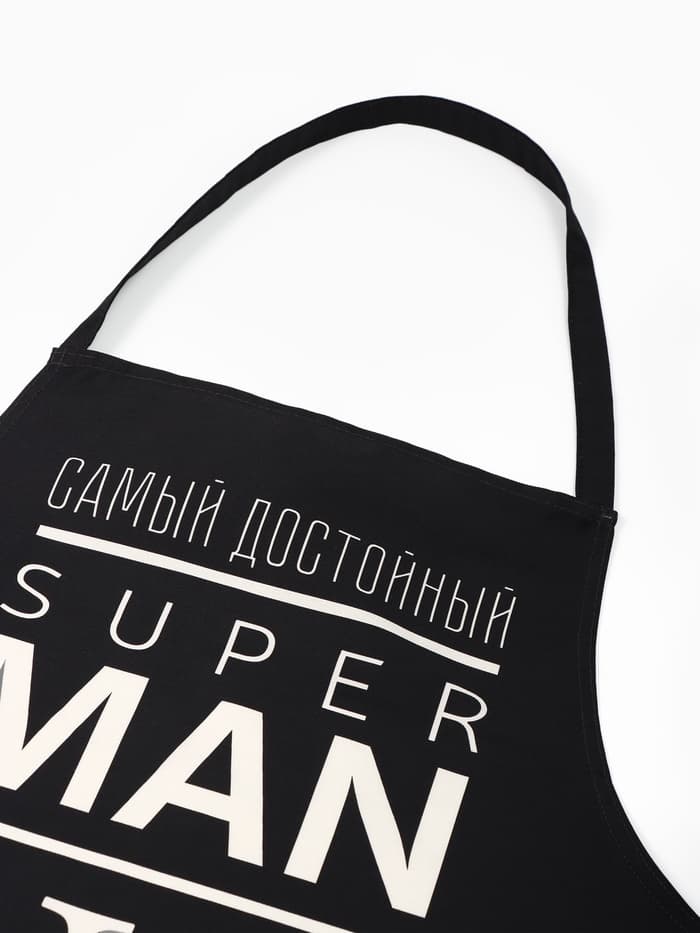 Фартук кухонный «Этель» Super Man, 73×71 см, 100% хлопок, саржа 190 г/м²